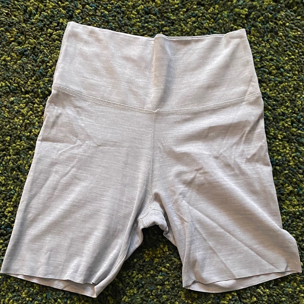 Nike Women's Heather Gray Bike Shorts